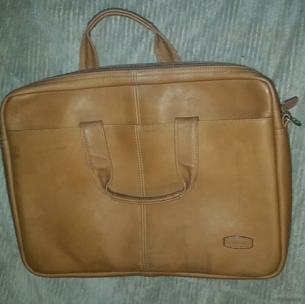 Dorado Leather Portfolio/Laptop Bag